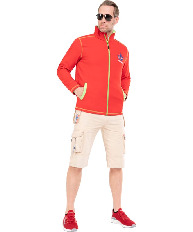 Softshell Jacket EVENT Men rot-lime
