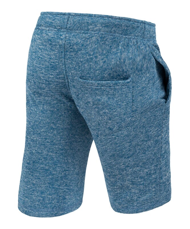 Shorts in pile AZUR Uomo blue net melie