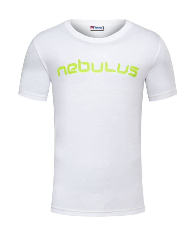 T-Shirt LEOS Homme weiß-lime
