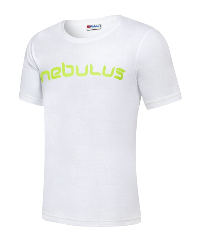 T-Shirt LEOS Herren weiß-lime