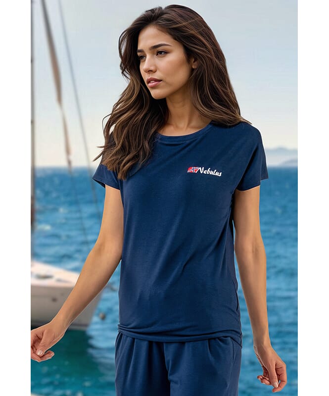 T-Shirt ARIA Donna navy