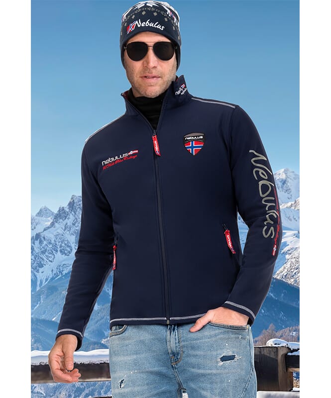 Giacca in softshell STYLER Uomo navy