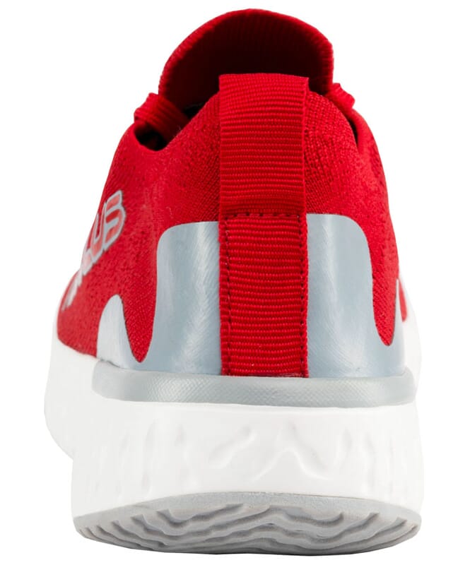 Sneaker UNIQUE Damer rot-grau