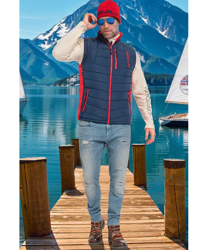 Gilet REVIVAL Homme navy-rot