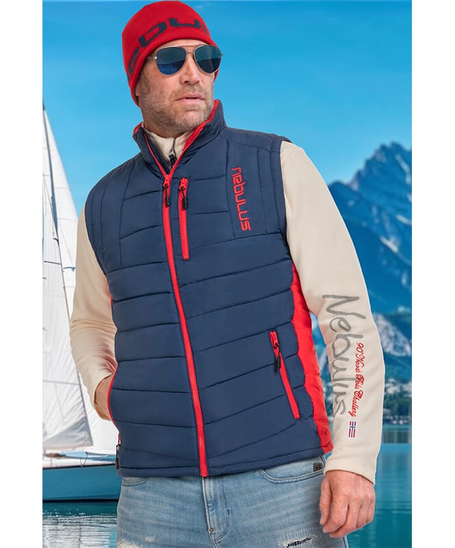 Gilet REVIVAL Uomo navy-rot