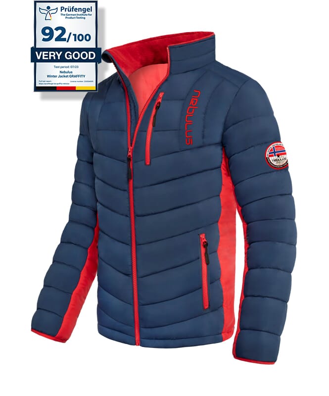 Giacca invernale GRAFFITY Uomo navy-rot