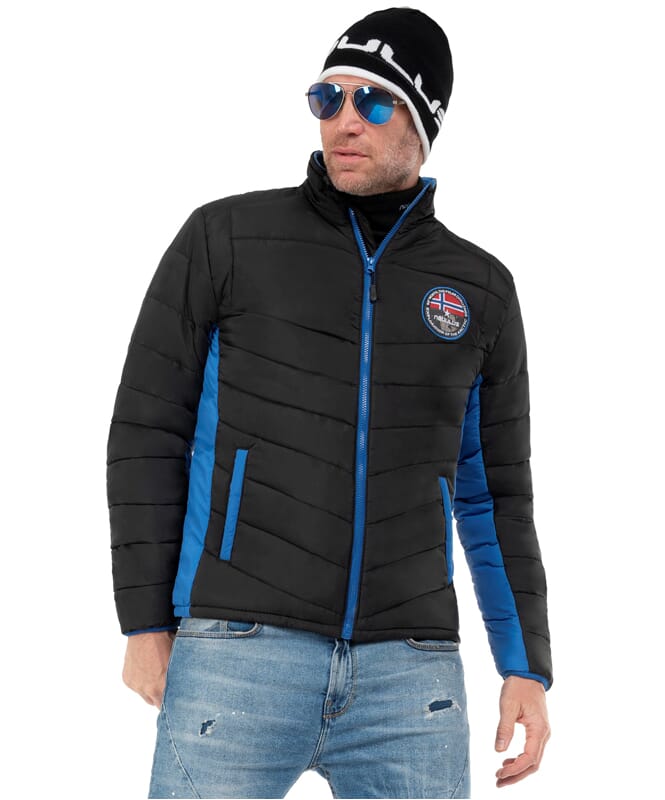 Winter jacket GENIUS Men schwarz-kobalt