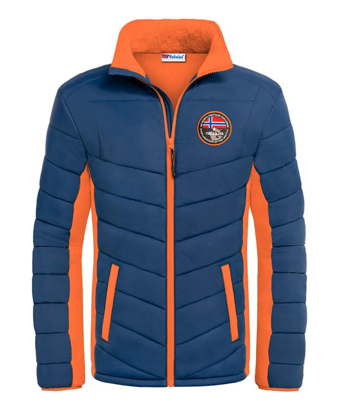 Winter jacket GENIUS Men navy-orange
