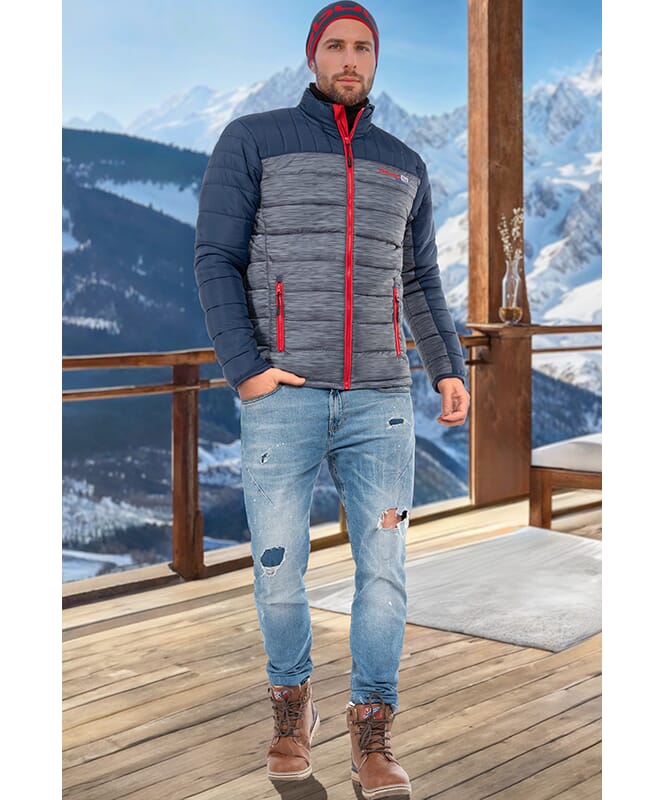 Giacca invernale EMOTION UOMO navy-rot