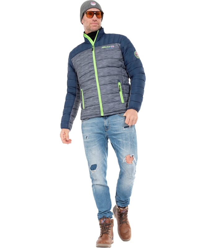 Giacca invernale EMOTION UOMO navy-lime