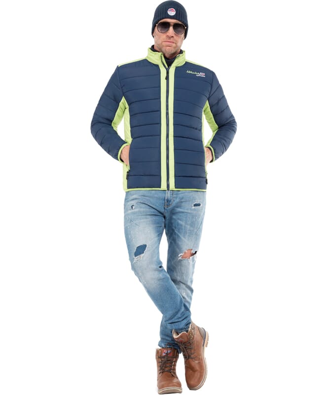 Giacca invernale FIGHT Signori navy-lime