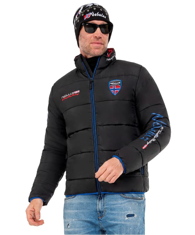 Winter Jacket EXODUS Men schwarz-kobalt