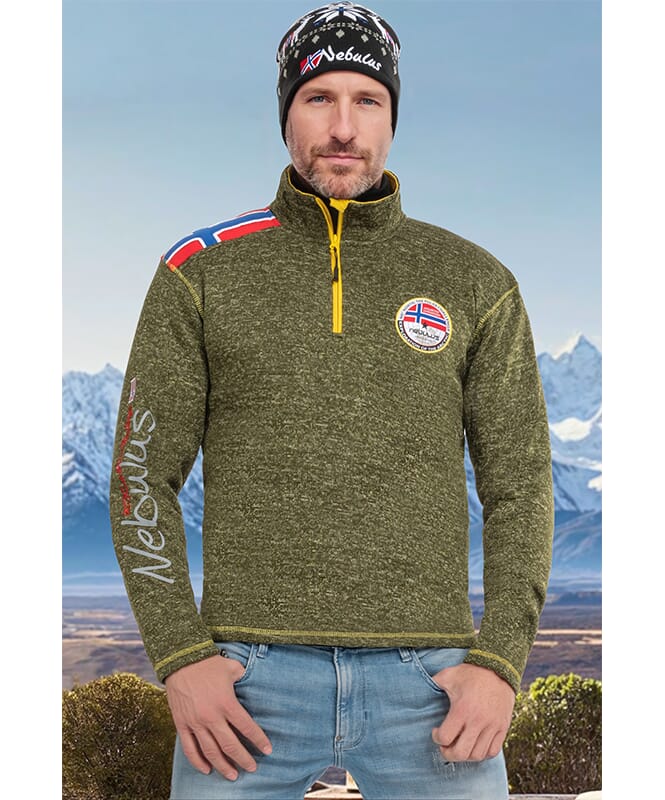 Jersey de forro polar FLAGSTER Hombres gap grün melie