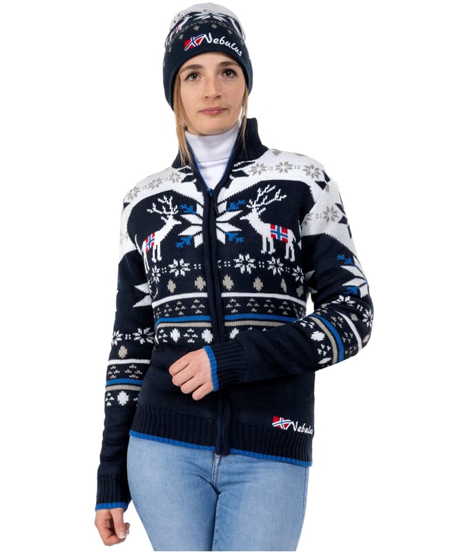Giacca norvegese SVERRE Donne navy-offwhite