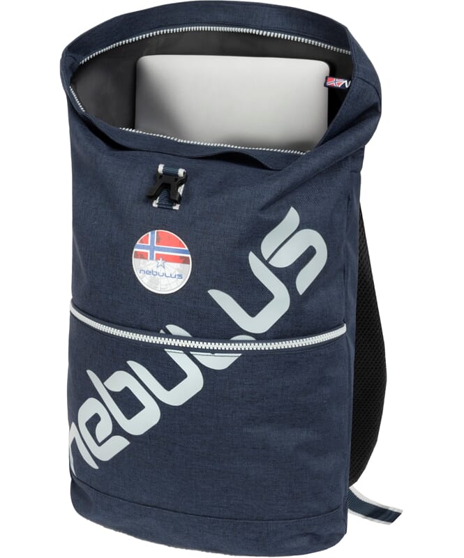 Stor ryggsäck för livsstil - väska COLUMBUS navy-hellgrau
