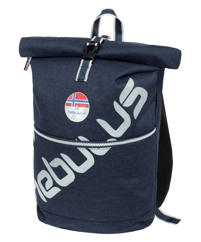 Stor ryggsäck för livsstil - väska COLUMBUS navy-hellgrau