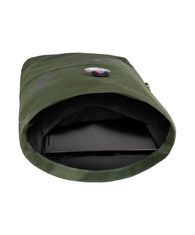 Large lifestyle backpack &#8211; bag  COLUMBUS oliv-schwarz