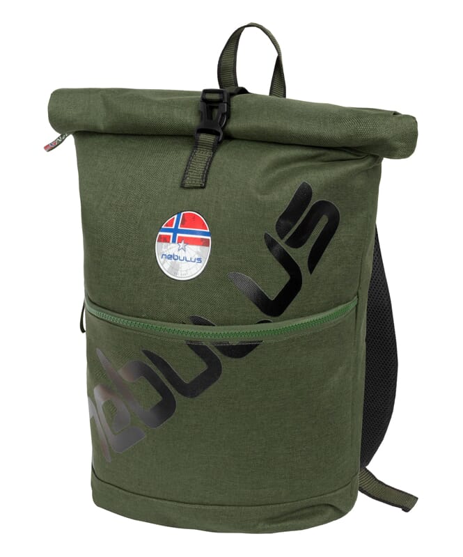 Stor ryggsäck för livsstil - väska COLUMBUS oliv-schwarz