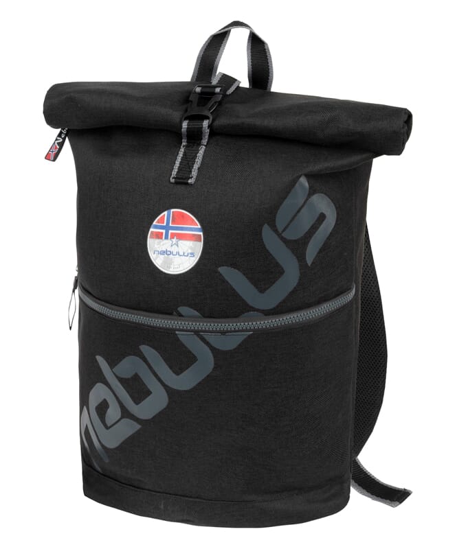 Stor ryggsäck för livsstil - väska COLUMBUS schwarz-grau