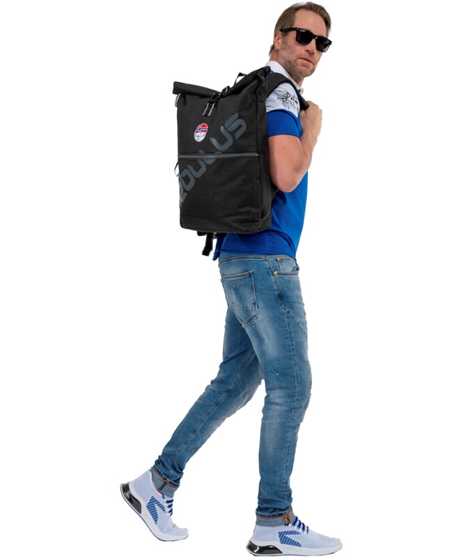 Large lifestyle backpack &#8211; bag  COLUMBUS schwarz-grau