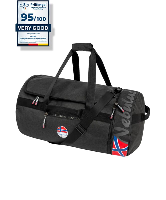 Large lifestyle travel bag  VANCOUVER schwarz-schwar