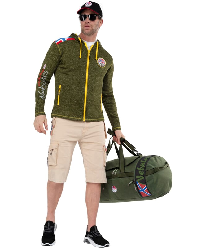 Large lifestyle travel bag  VANCOUVER oliv-schwarz