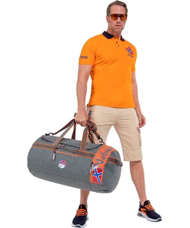 Suuri Lifestyle matkalaukku VANCOUVER grau-orange