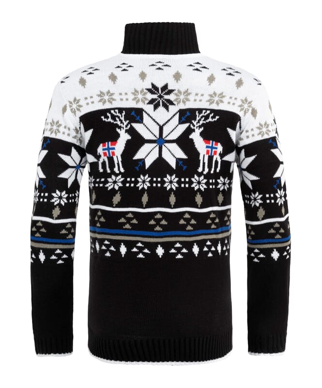 Pullover norvegese STAG Uomo schwarz-weiß