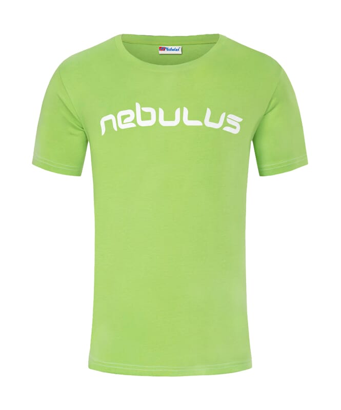 T-Shirt LEOS Homme lime-weiß
