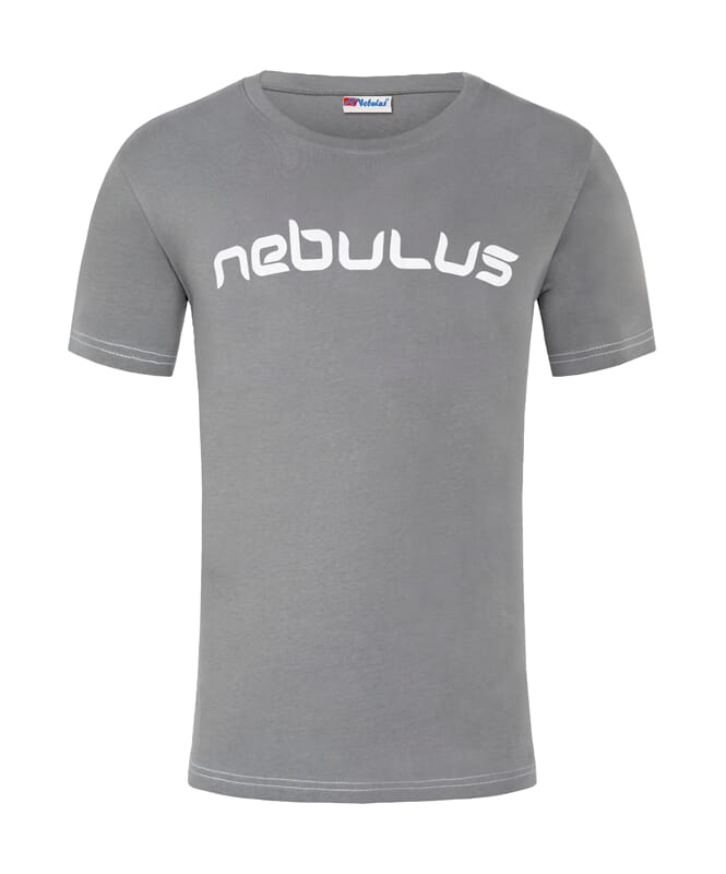 T-Shirt LEOS Homme grau-weiß