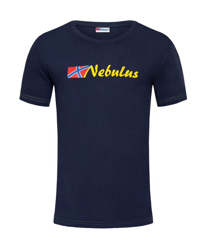 T-shirt REACT Heren navy-gelb