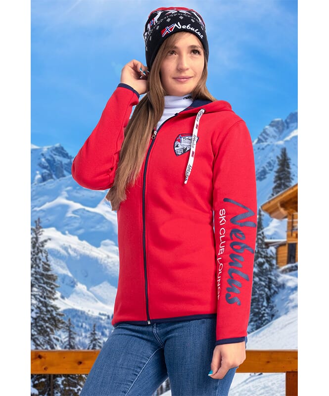 Chaqueta de deporte CLUBLOUNGE Mujeres rot