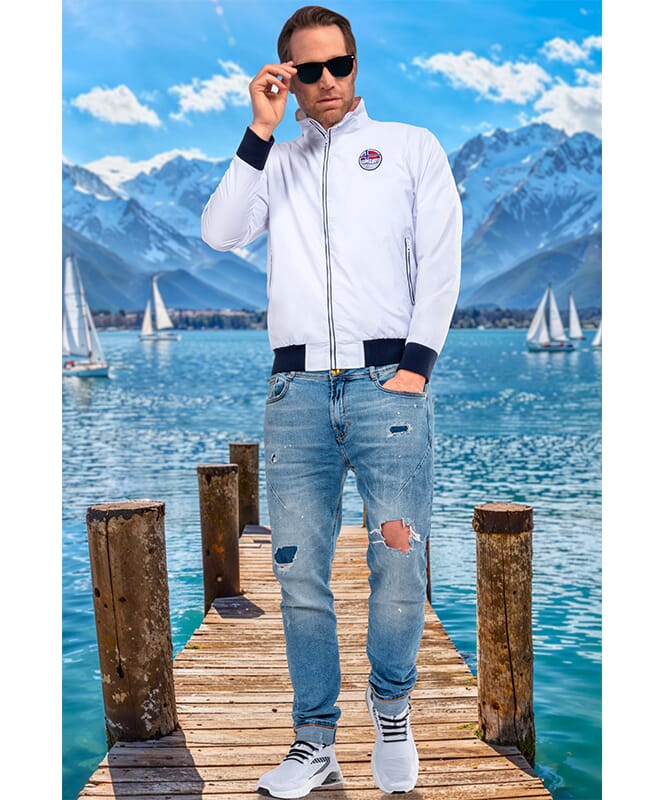 Sommerjacke ARYES Herren weiß