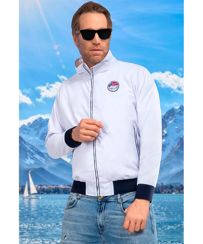 Chaqueta de verano ARYES Hombres weiß