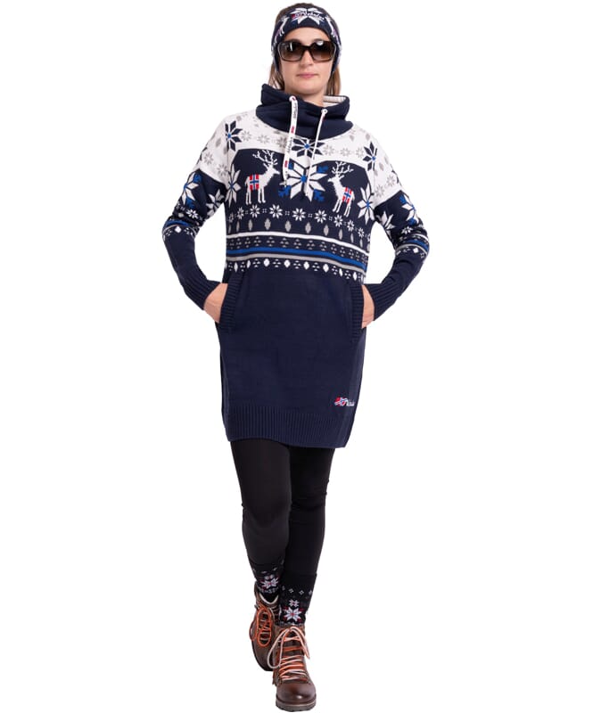 Norge Kjole FINALY Damer navy-offwhite