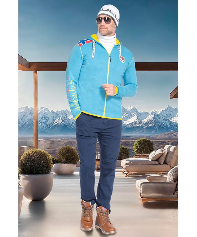 Sweatjacket TURIOL Men malibu-gelb