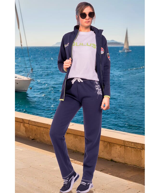 Sweatvest NORY Dames navy-lime