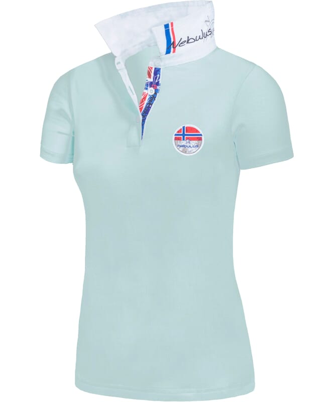 Maglia a polo REBOUND Donna icy_morn-weiß