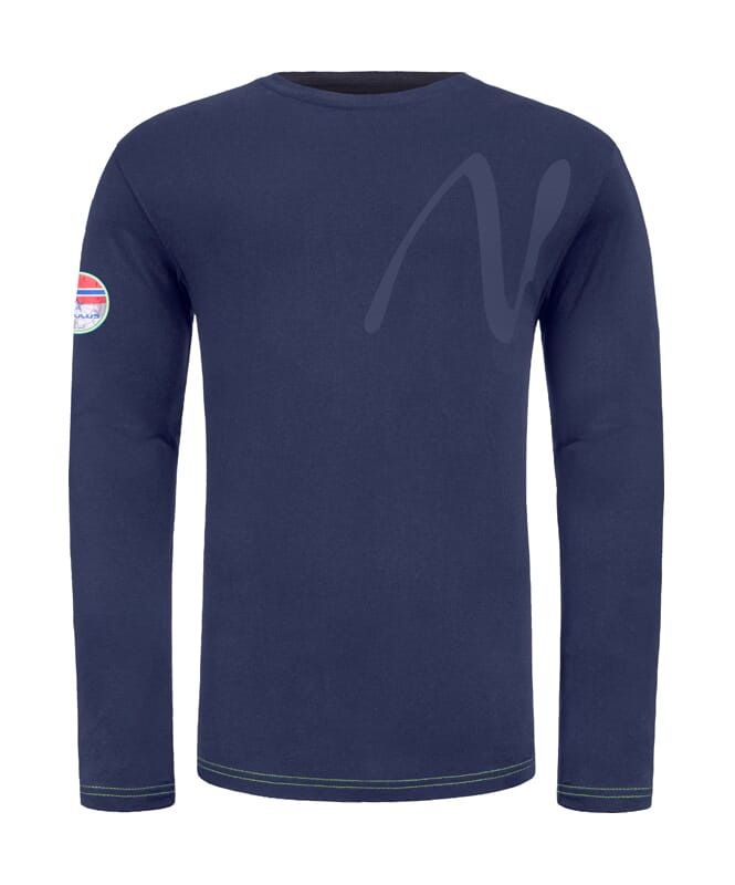 Langærmet skjorte CHOP Herrer navy-lime