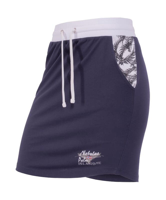 Skirt SWEAT PALM Women navy-weiß