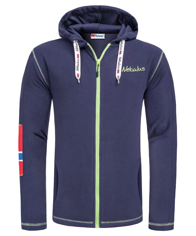 Veste polaire NORDAST Homme navy-lime