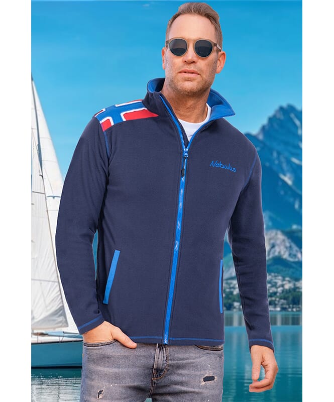 Fleece jacket CHALSEA Men navy-kobalt