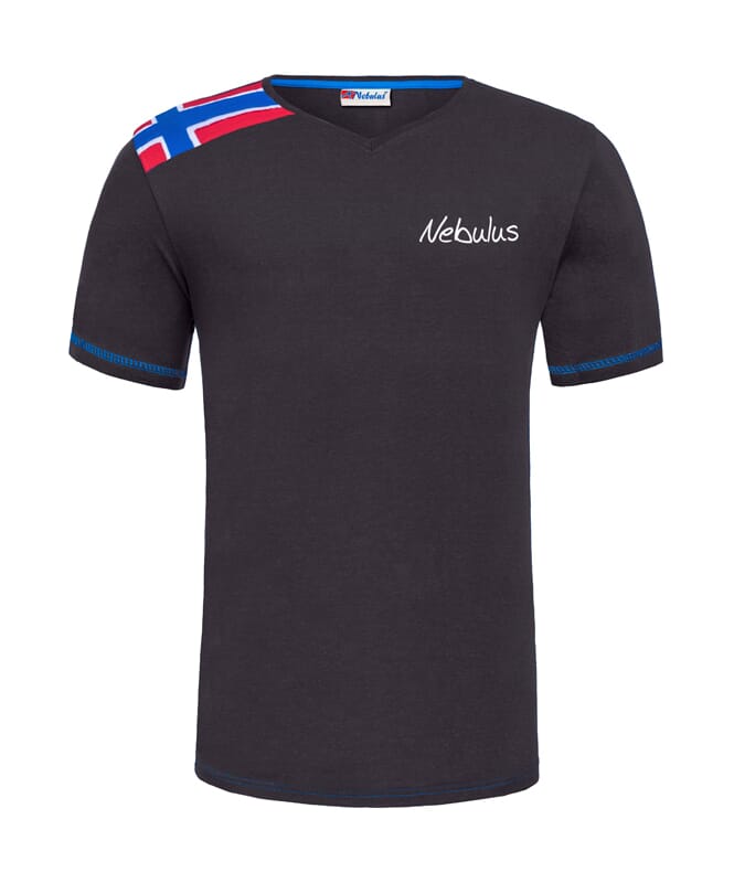 T-shirt READY Men schwarz-kobalt