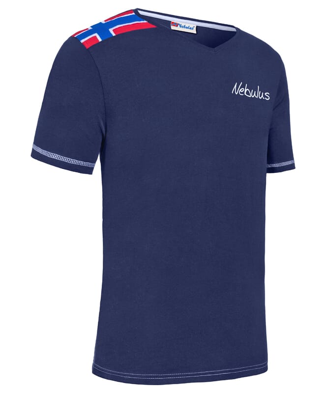 T-shirt READY Signori navy-weiß