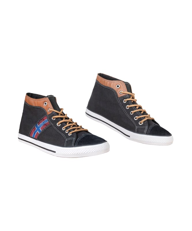 Sneaker in pelle combinata UTAH High Signori schwarz