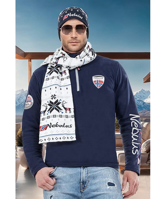 Pull en polaire SKANDINAVIA Homme navy