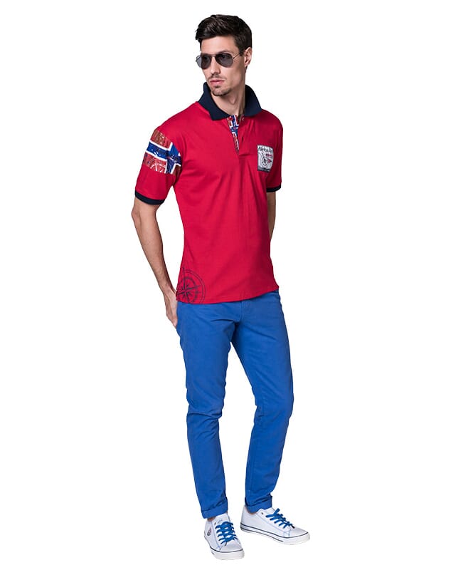 Shirt polo ARENDAL Homme rot