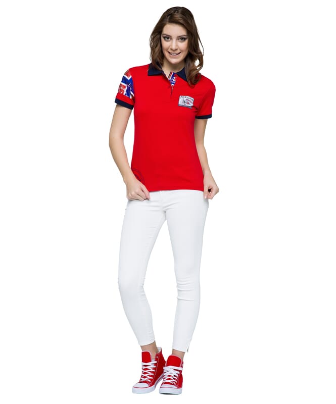 Polo ARENDAL Donna rot