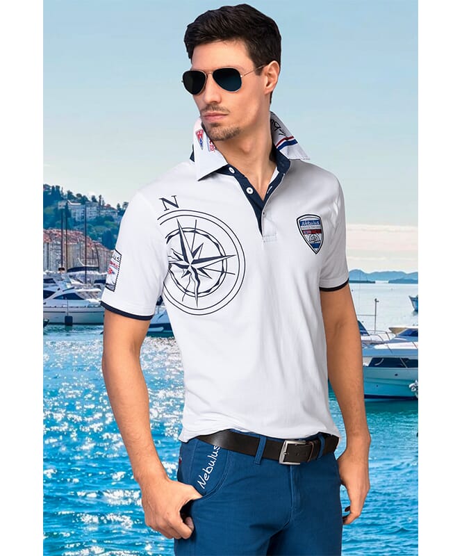 Polo Shirt EGERSUND Men weiß