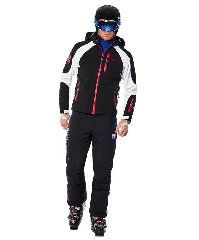 Ski Jacket ROCKSHELL Men schwarz-weiß
